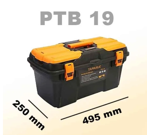 Taparia 250x260x495mm Plastic Tool Box with Organizer PTB 19 4