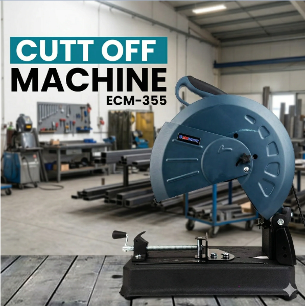 JRSDRIVE 2400W Industrial Cut Off Machine | 355mm Wheel Diameter | 3800 RPM High Performance Metal Saw. 2