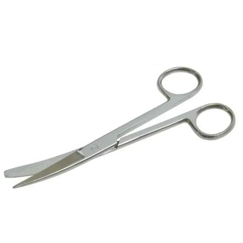 Forgesy NEO29 10 inch Silver Stainless Steel Blunt Sharp Curved Dressing Scissor 2
