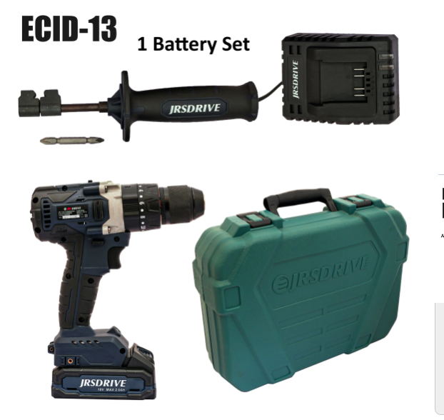 JRSDRIVE Brushless impact Drill Machine - 13mm ECID-13 5