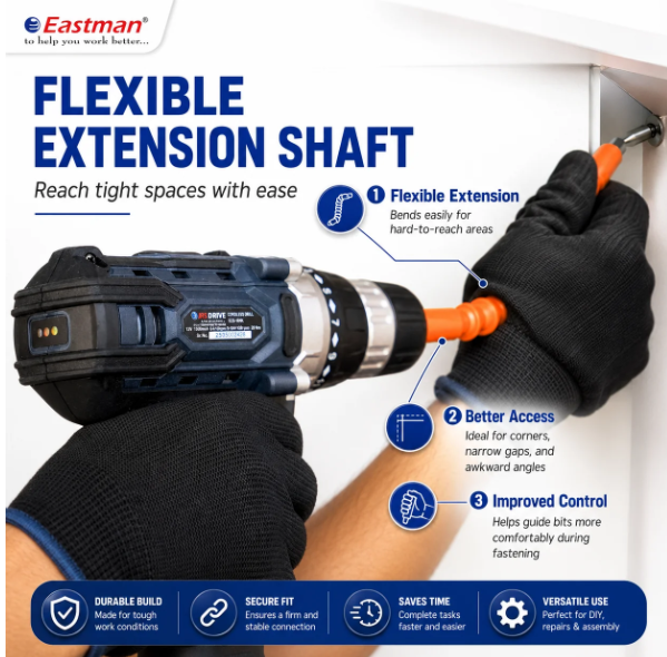 JRSDRIVE ECD-10E Cordless Drill Machine 10mm | 12V Max | 28Nm Torque | 2 Lithium Batteries Included | Electric Screwdriver Drill 2
