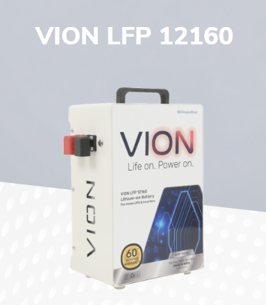 12.8V | 100Ah | 1280Wh lithium-ion battery designed for residential backup. 2