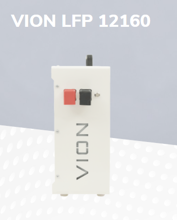 12.8V | 100Ah | 1280Wh lithium-ion battery designed for residential backup. 3
