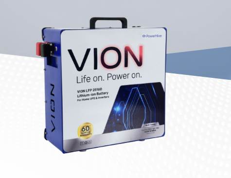 25.6V | 100Ah | 2560Wh lithium-ion battery designed for higher load systems and advanced residential applications. 2