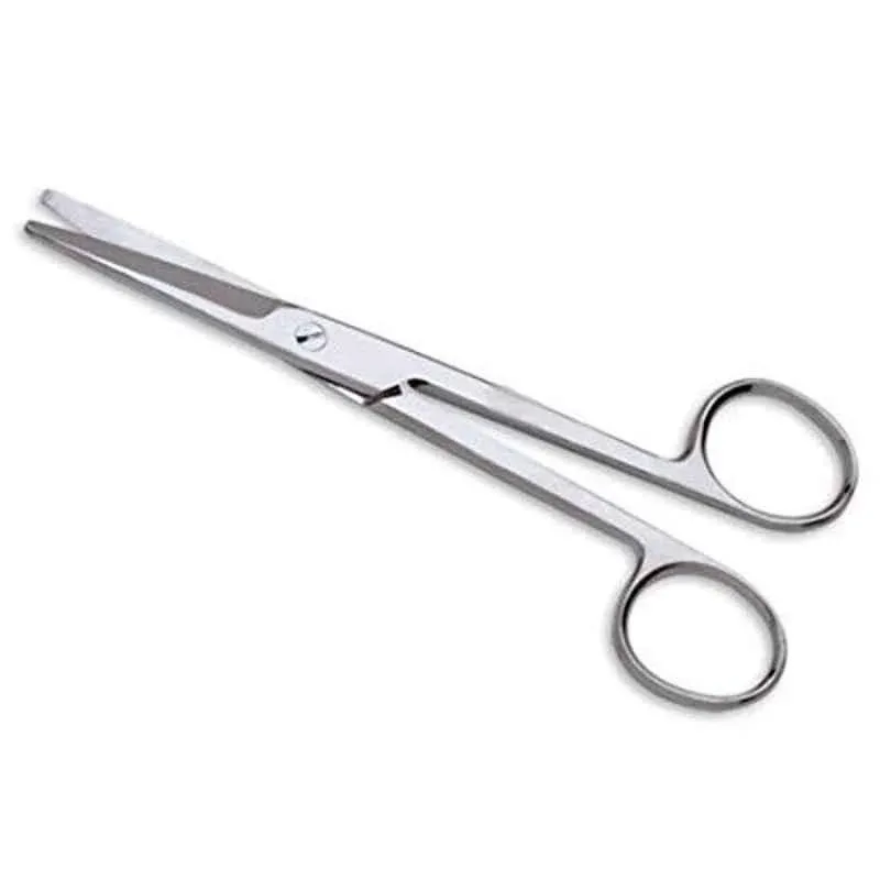 Forgesy 5.5 inch Silver Stainless Steel Matte Finish Silver Mayo Straight Surgical Scissor, FORGESY114 2