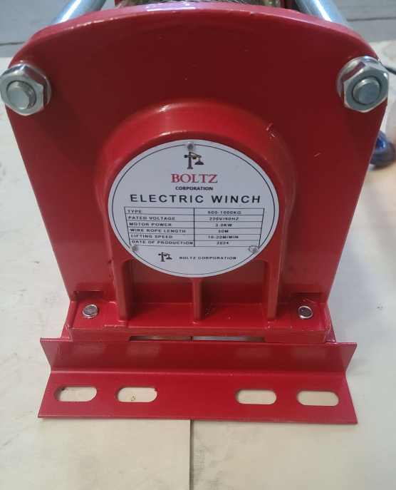 Boltz KCD Electric Winch with 50m Wire Rope 2
