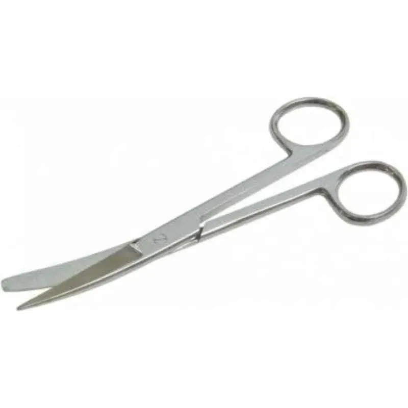Forgesy NEO27 7 inch Silver Stainless Steel Blunt Sharp Curved Dressing Scissor 3