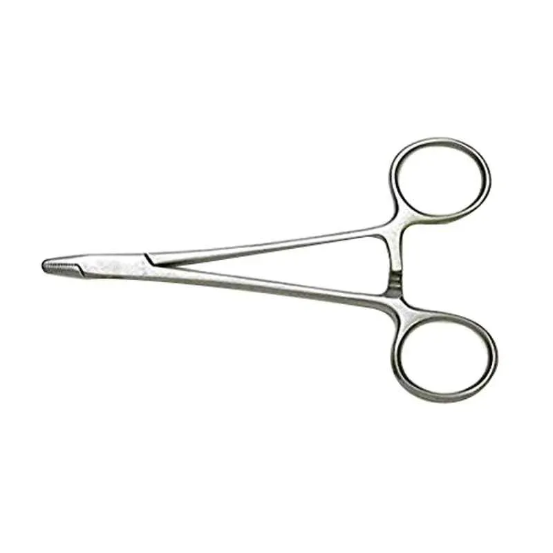 Forgesy 2 Pcs 5 inch Stainless Steel Toothed Forceps & Needle Holder Surgical Instrument Set , FORGESY175 2