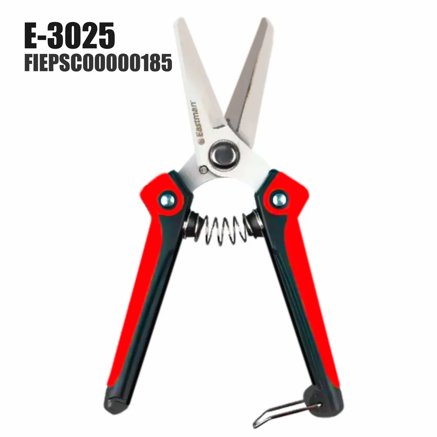 Eastman Pruning Shears with Straight Jaw, Selected Stainless Steel, Selected Alloy Steel, E-3025(pack of 12) 4