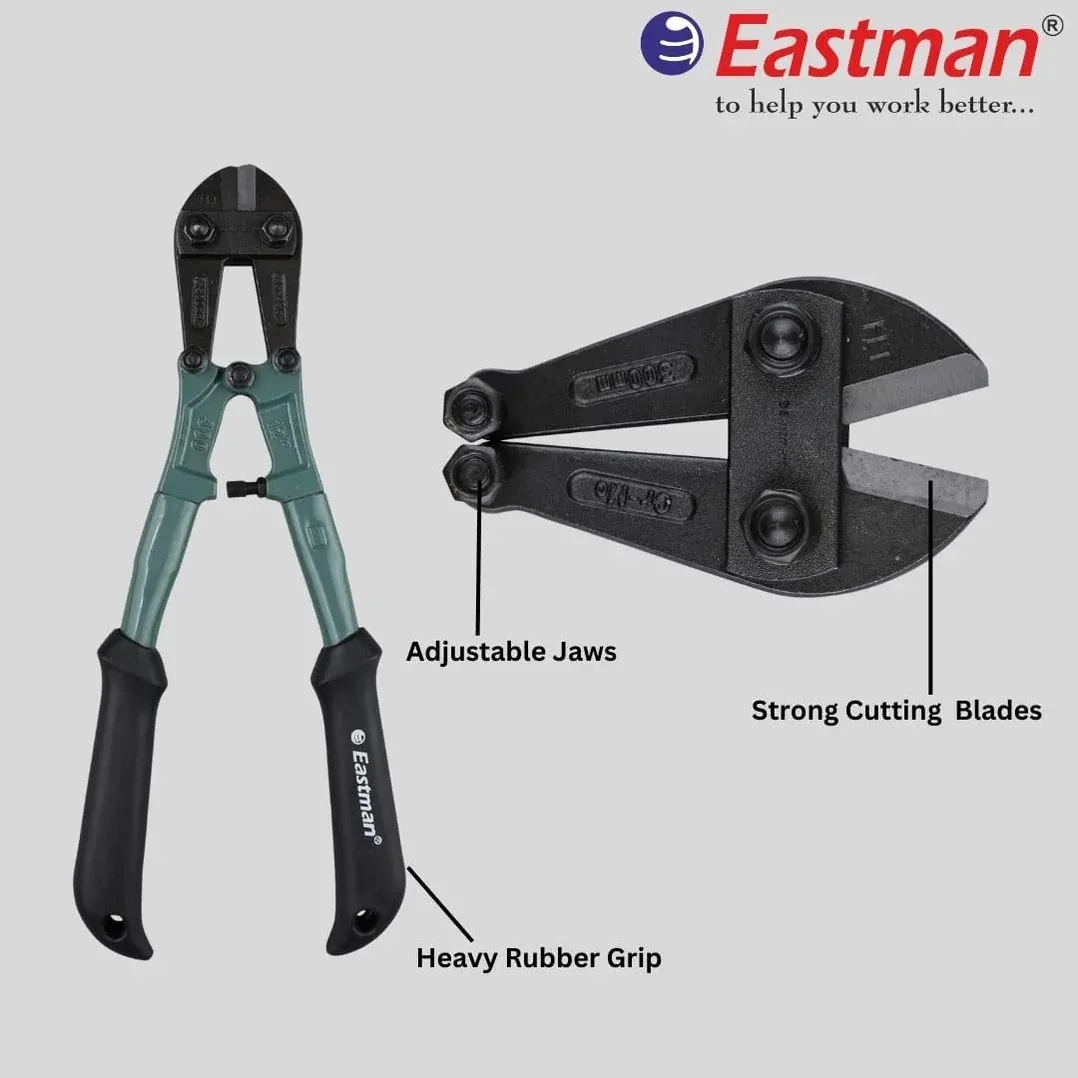 Eastman 8/200MM Bolt Cutter with Chrome Molybdenum & Carbon Steel Adjustable Jaws,E-2039 (pack of 6) 2