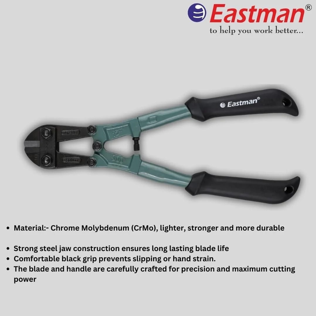 Eastman 18/450MM Bolt Cutter with Chrome Molybdenum & Carbon Steel Adjustable Jaws, E-2039(pack of 1) 3