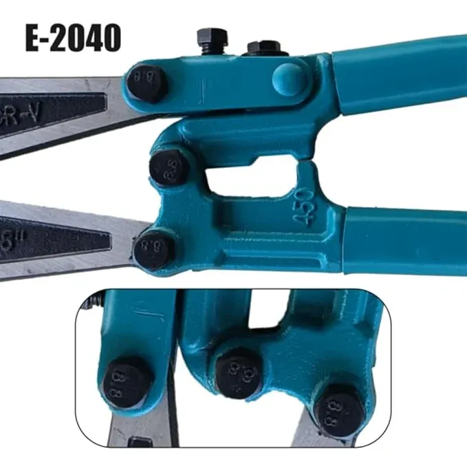 Eastman E-2040 12 Inch Bolt Cutter with CRV Jaws & Heavy Duty Rubber Grip 5