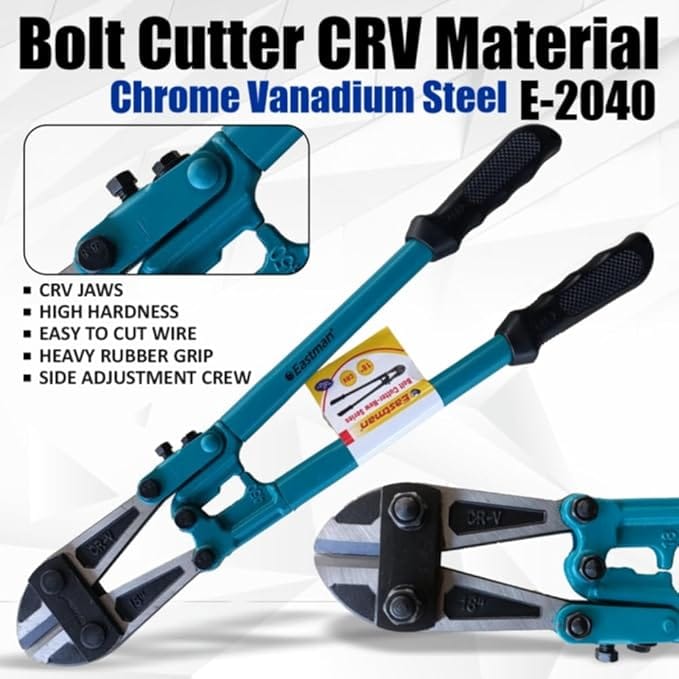 Eastman E-2040 24 Inch Bolt Cutter with CRV Jaws & Heavy Duty Rubber Grip 2