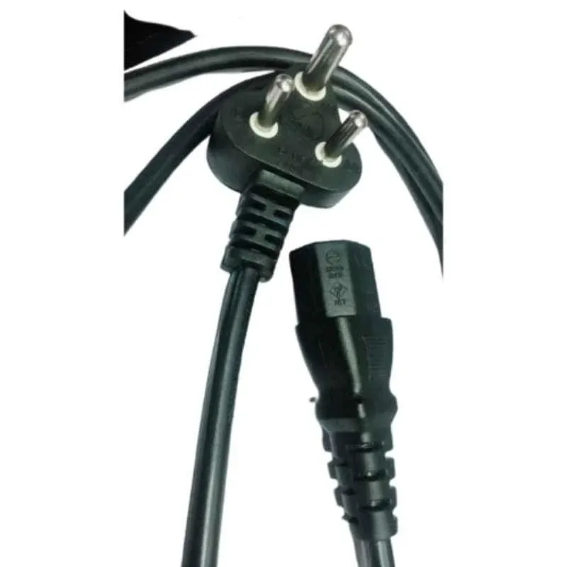 Black Cord 3m Black Power Cable (Pack of 10) 4
