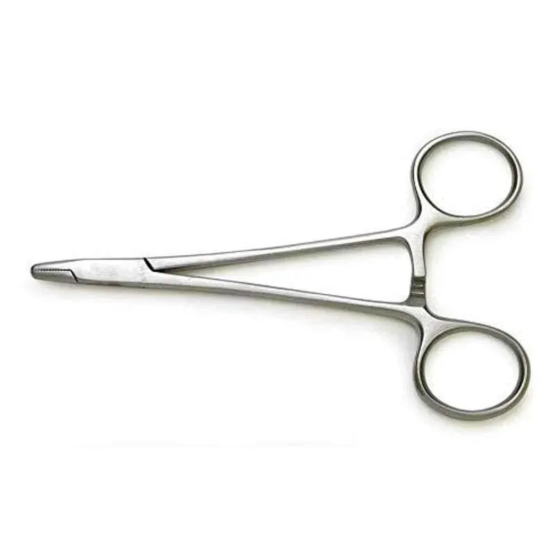 Forgesy 6 inch Stainless Steel Toothed Forceps Needle Holder, X8 (Pack of 2) 3