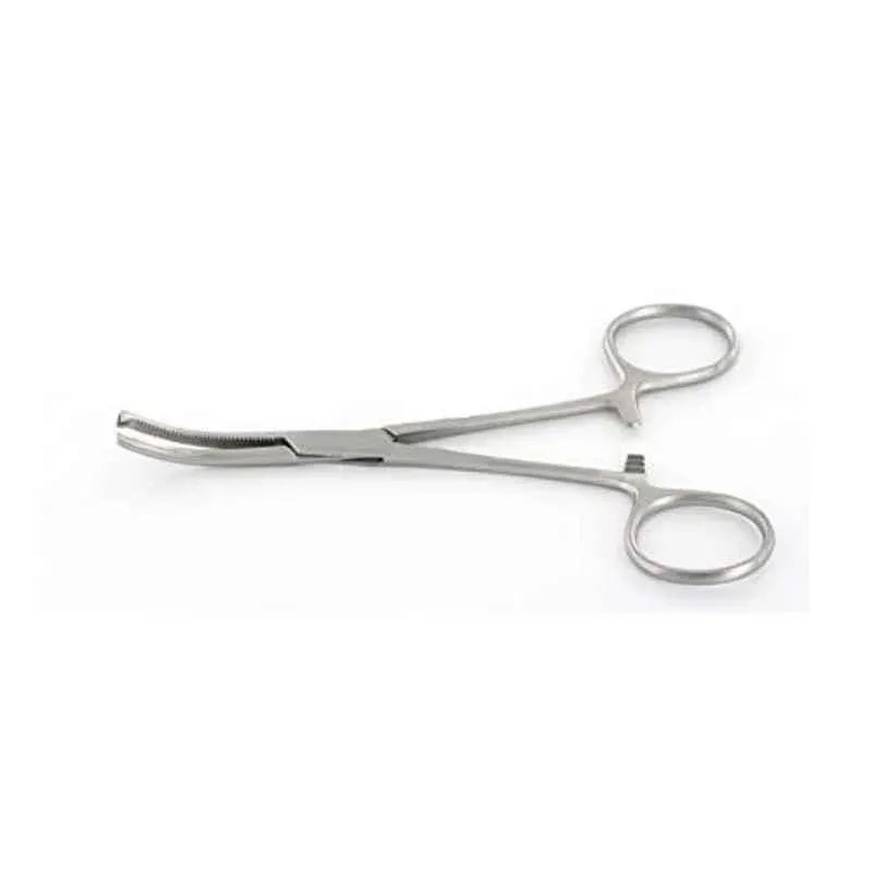 Forgesy 8 inch Stainless Steel Curved Kochers Haemostat Forceps, SUNX81 (Pack of 5) 3