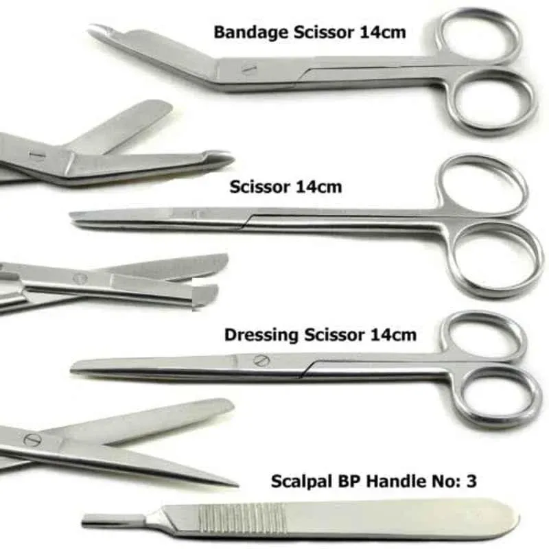 Forgesy 4 Pcs Stainless Steel Surgical Operating Instruments Kit, GSS103 2