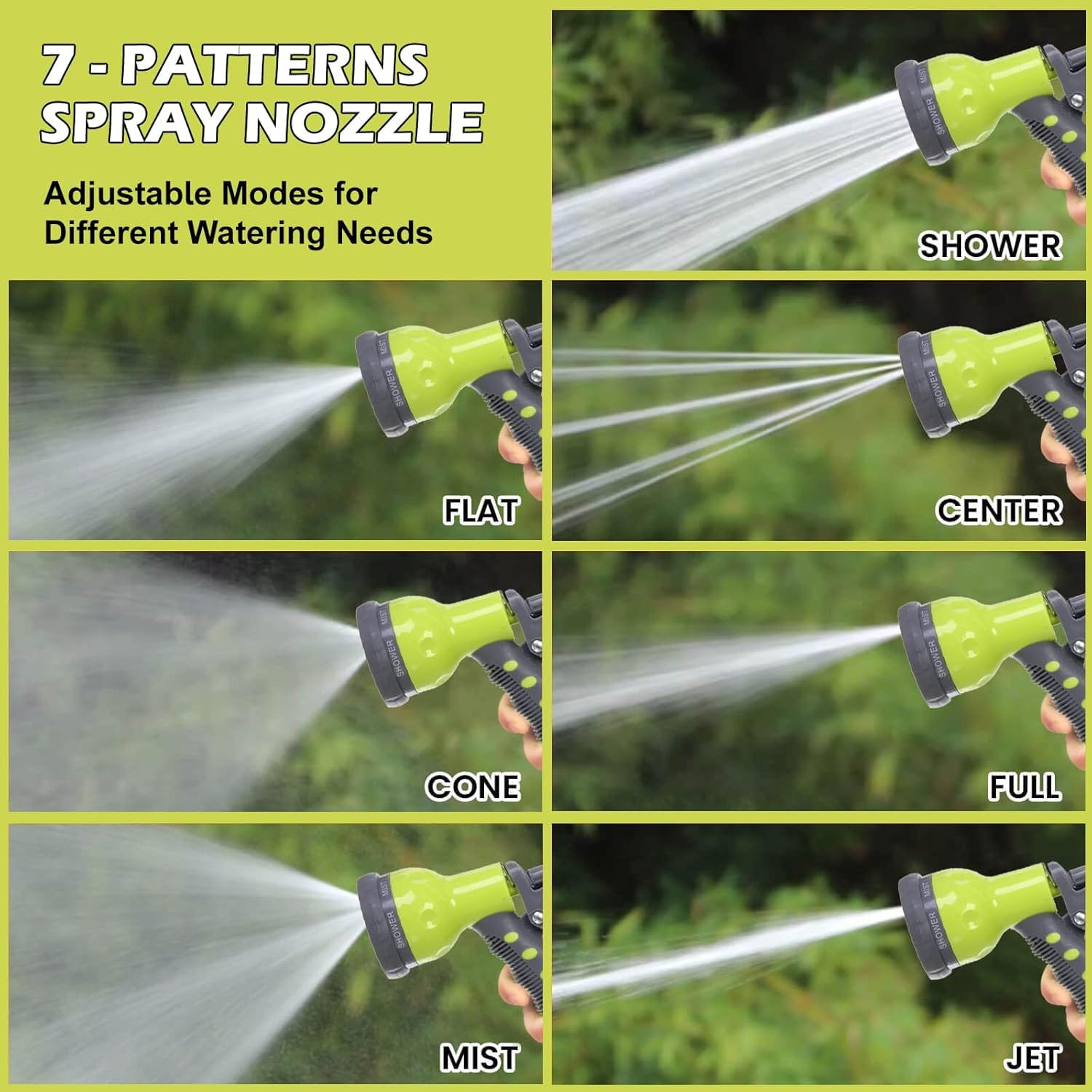 Neptune Simplify Farming Retractable Garden Hose Reel | Secure and Stable Hose Pipe 15 Meters | with 7-Patterns Spray Nozzle | Compact Design for Effortless Storage and Transport - Small 3