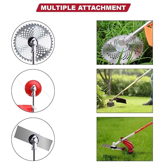 Neptune Simplify Farming BC-360 Backpack Brush Cutter | Powerful 4 Stroke Advanced Technology 35 CC Petrol Engine | Ideal Grass Trimming Machine for Weed, Agriculture, Garden, Lawn, Yard Cutting 2