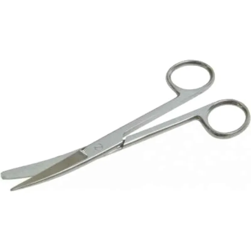 Forgesy NEO38 8 inch Silver Stainless Steel Blunt Sharp Curved Dressing Scissor 3
