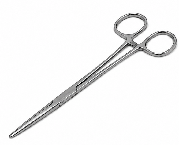 Forgesy GSS15 6 inch Stainless Steel Straight Artery Forceps 3