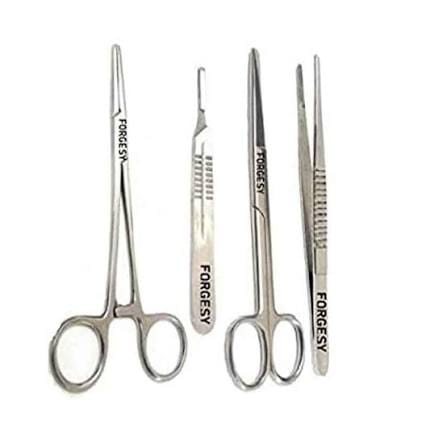 Forgesy 4 Pcs Stainless Steel Surgical Instruments Set, FORGESY244 2