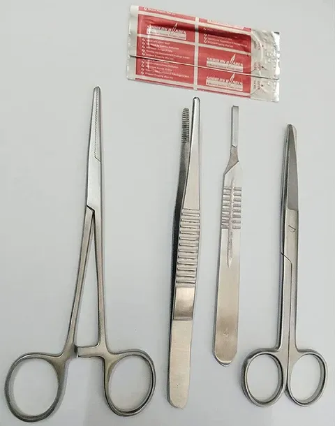 Forgesy 4 Pcs Stainless Steel Surgical Instruments Set, FORGESY244 3