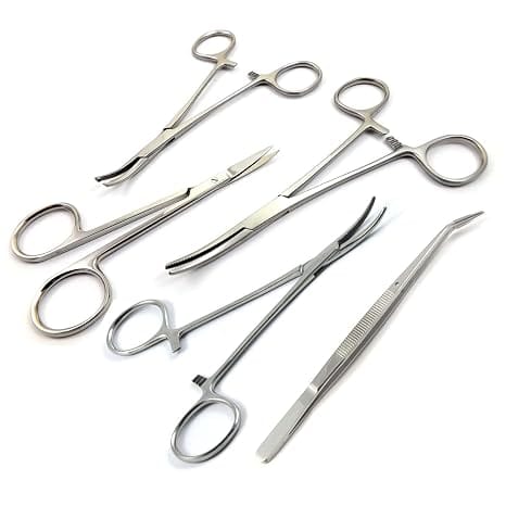 Forgesy 4 Pcs Stainless Steel Surgical Instruments Set, FORGESY244 4