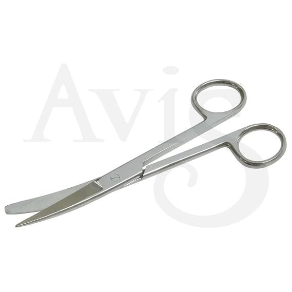 Forgesy NEO34 10 inch Stainless Steel Blunt Curved Dressing Scissor 4