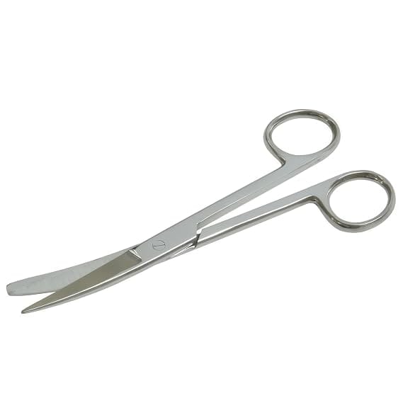 Forgesy NEO28 8 inch Silver Stainless Steel Blunt Sharp Curved Dressing Scissor 4
