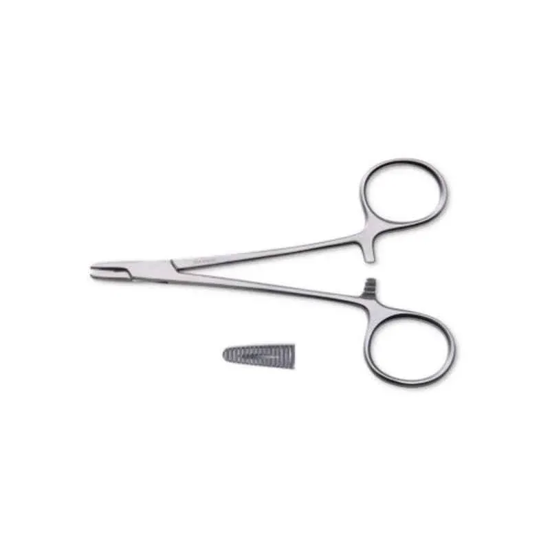 Forgesy NEO03 8 inch Silver Stainless Steel Mayo Hegar Needle Holder Forceps 4