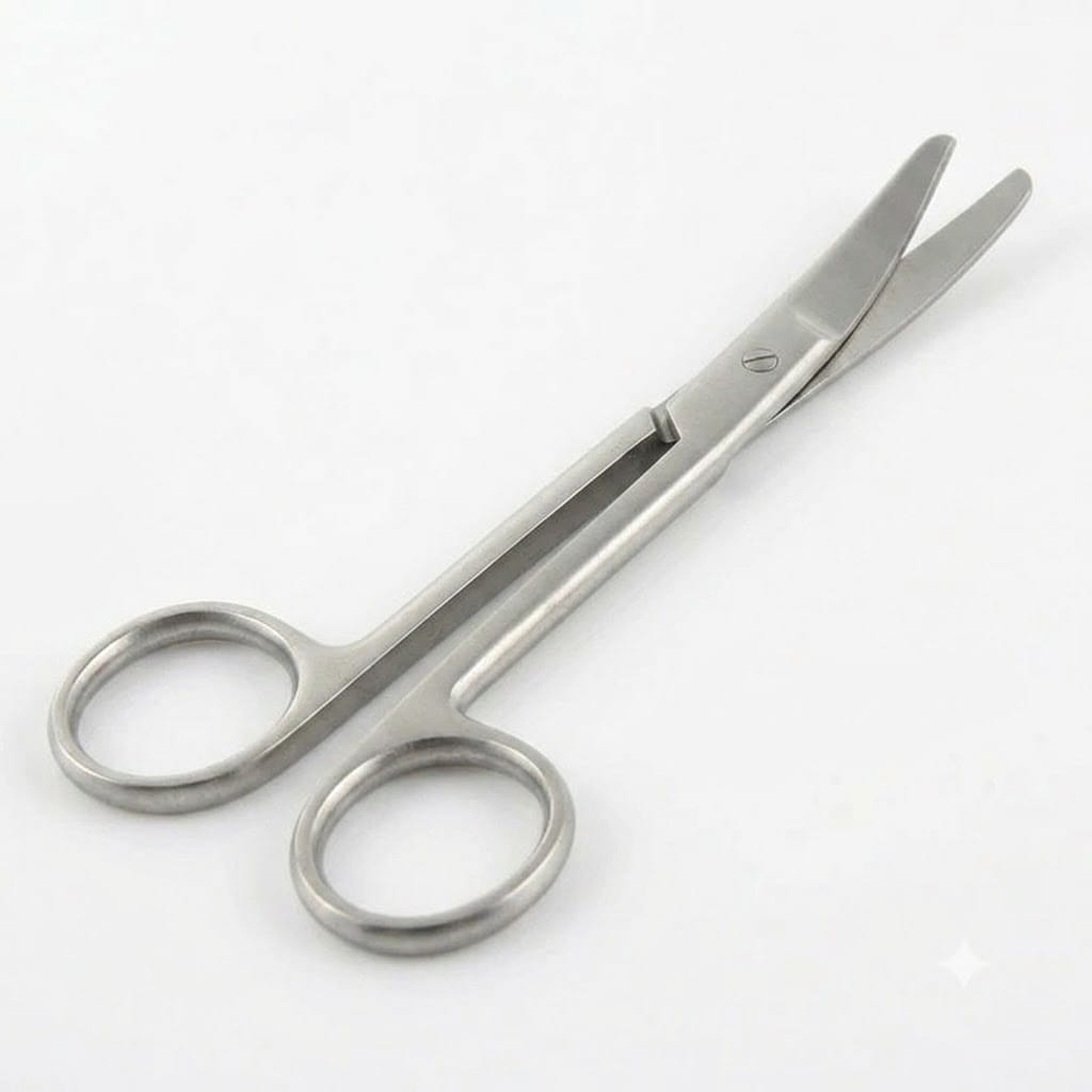 Forgesy 5 inch Stainless Steel Curved Baby Metzenbaum Scissor, X96 (Pack of 2) 3