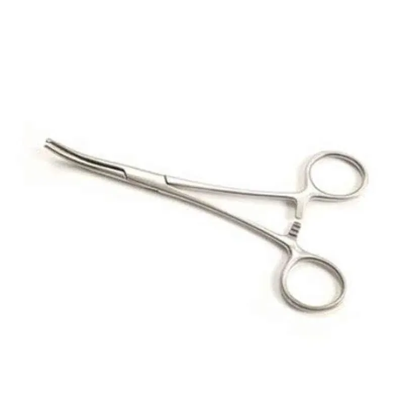 Forgesy 8 inch Stainless Steel Kocher Hemostat Curved Forceps, X54 (Pack of 5) 2