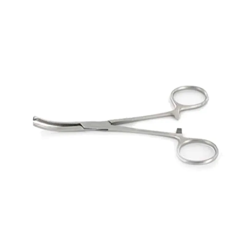 Forgesy 8 inch Stainless Steel Kocher Hemostat Curved Forceps, X54 (Pack of 5) 3