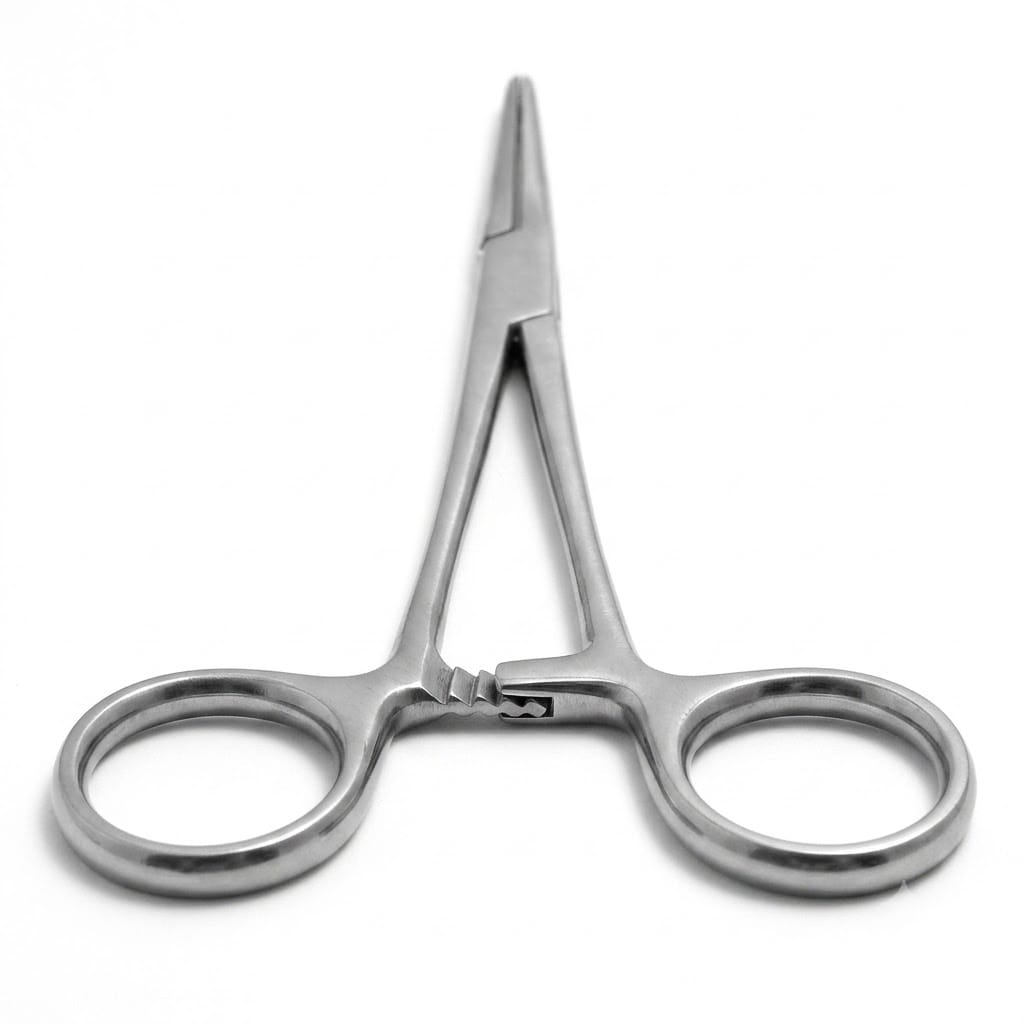 Forgesy 3 Pcs Silver Needle Holder Surgical Instrument Set, SUNX17 4