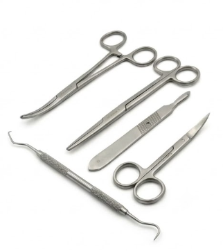 Forgesy 5 Pcs Stainless Steel Surgical Utility Clamp Instrument Set, SUNX103 3