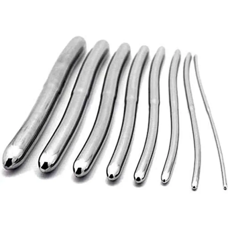 Forgesy 8 Pcs Stainless Steel Double Ended Hegar Dilators Set with Pouch, SUNX30 2