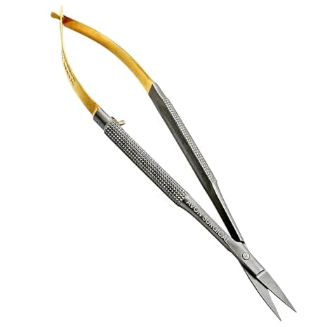 Forgesy GSS82 8 inch Tungsten Carbide Curved Castroviejo Micro Scissor 2