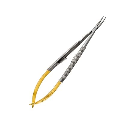 Forgesy GSS82 8 inch Tungsten Carbide Curved Castroviejo Micro Scissor 4