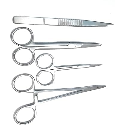 Forgesy 4 Pcs Stainless Steel Surgical Instruments Set, FORGESY192 3