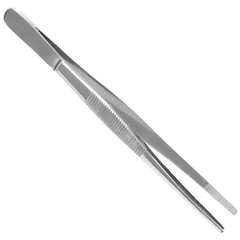 Forgesy 6 inch Stainless Steel Tweezers Thumb Dressing Forcep, X114 2