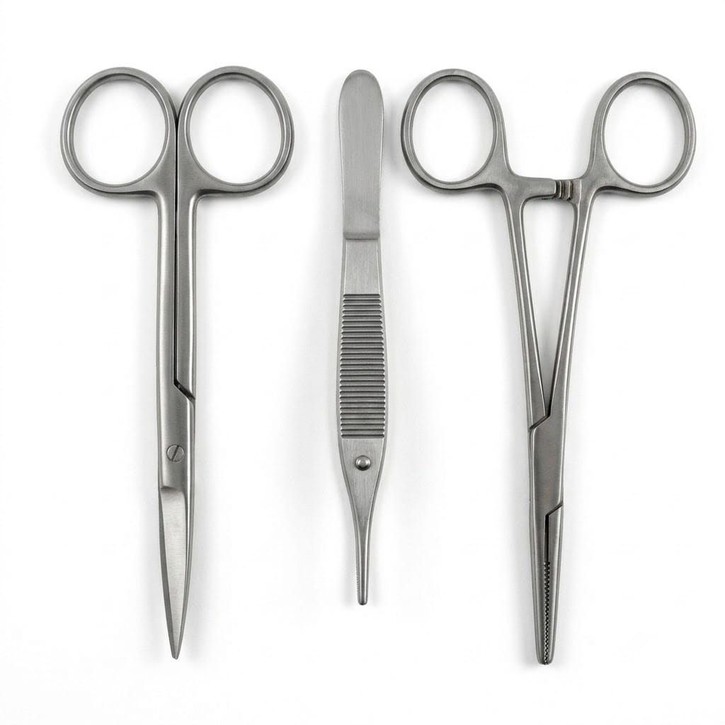 Forgesy 3 Pcs Stainless Steel Suturing Set, SUNX14 4