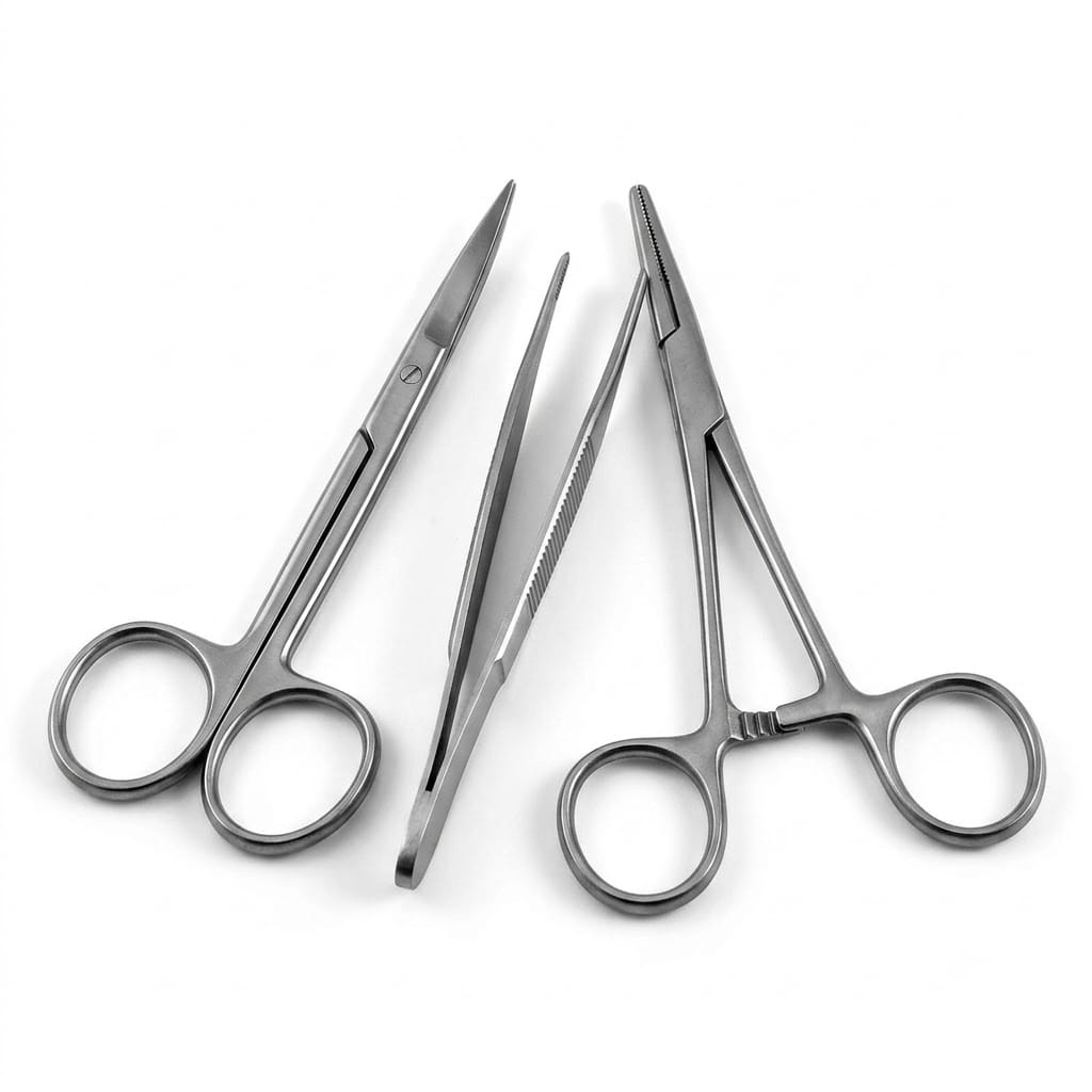 Forgesy 3 Pcs Stainless Steel Suturing Set, SUNX14 2