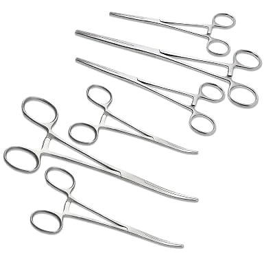 Forgesy 6 inch Stainless Steel Mayo Hegar Needle Holder, SUNX102 (Pack of 10) 2