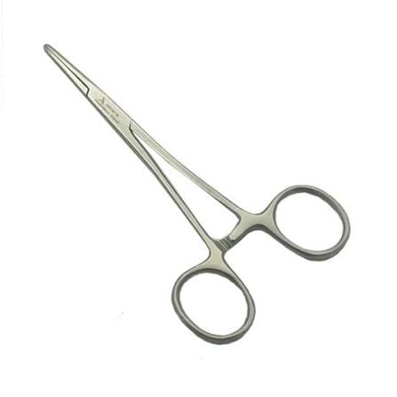 Forgesy Webster Needle Holder, Mosquito Hemostat Forceps & Kelly Hemostat Locking Forceps Combo, X60 4