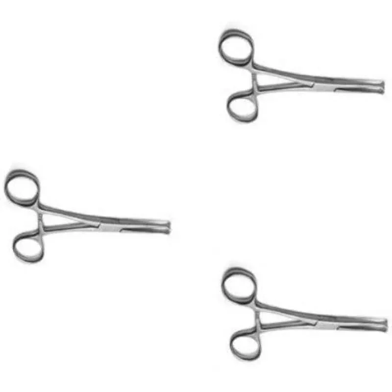 Forgesy 3 Pcs Stainless Steel Allis Tissue Forcep Set, X42 4