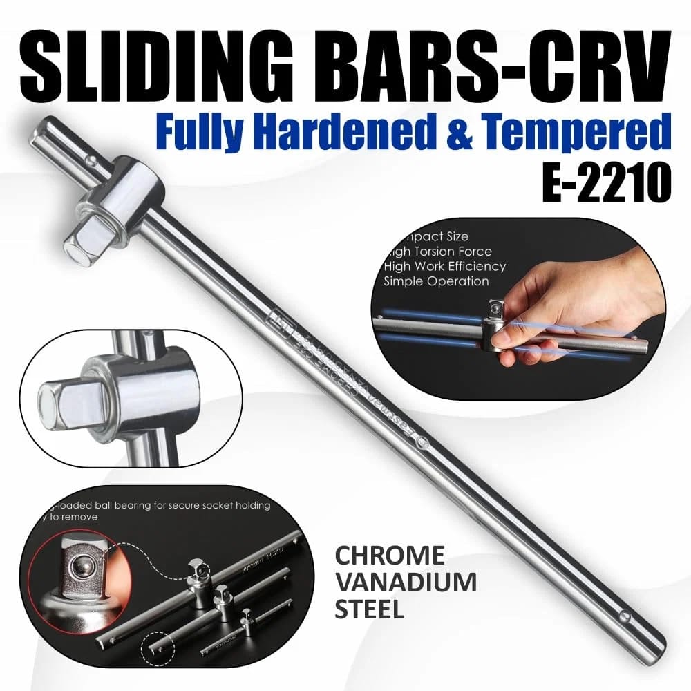 Eastman Sliding Bar, Chrome Vanadium Steel E-2210(pack of 6) 2
