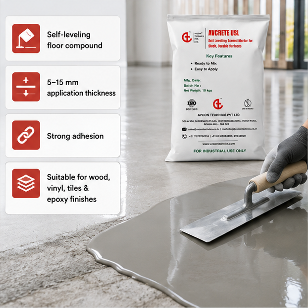 Avcrete USL Self-Leveling Floor Compound  4