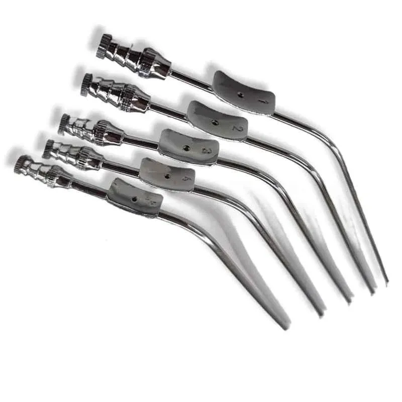 Forgesy 5 Pcs Stainless Steel Mastoid Suction Tube Set, GSS053 2