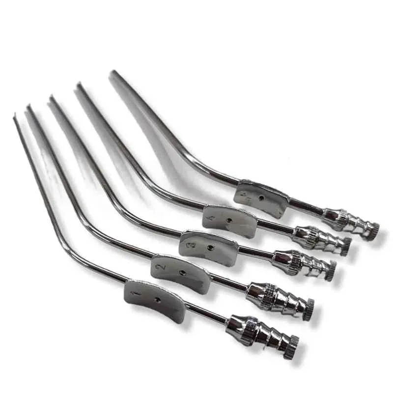 Forgesy 5 Pcs Stainless Steel Mastoid Suction Tube Set, GSS053 3